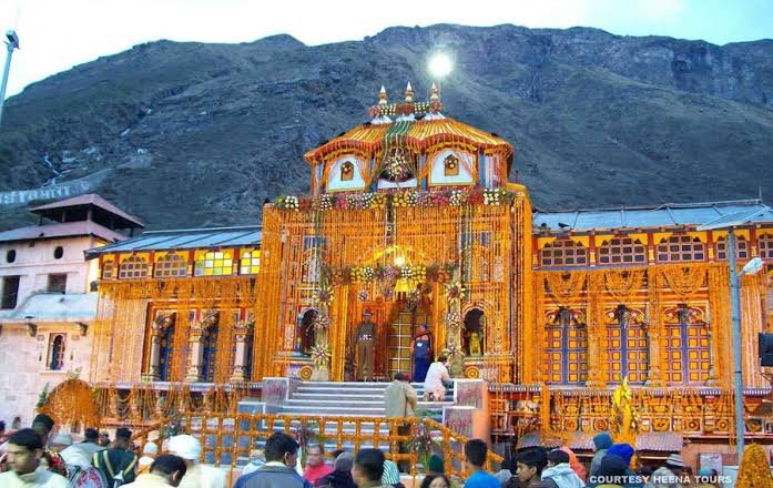Badrinath Temple in the Himalayan region