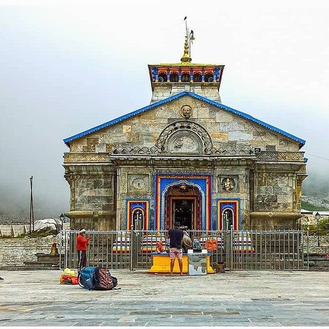 Pilgrimage route in the Kedarnath Himalayas